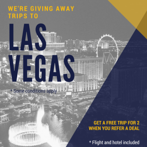 We’re giving away a trip to every referral!